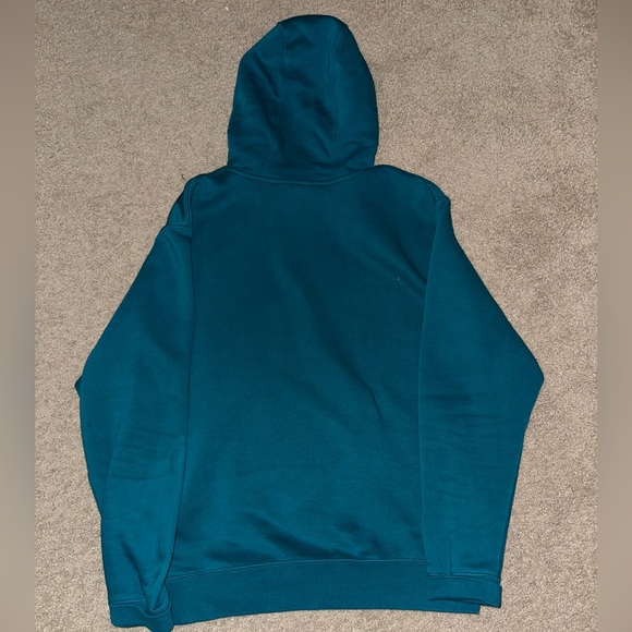 Nike men’s sportswear club fleece hoodie. Geode teal - Picture 5 of 5